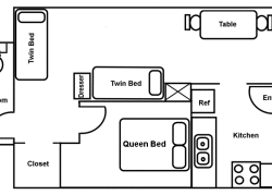 Cabin One Floor Plan