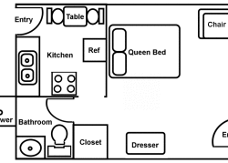 Cabin Eleven Floor Plan