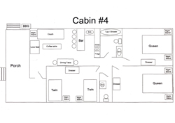 Cabin Four Floor Plan